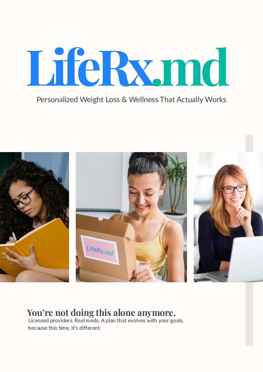 Personalized GLP-1 & Wellness Plan: Inside the LifeRx.md Program 4 LifeRx.md Pampthlet cover pdf